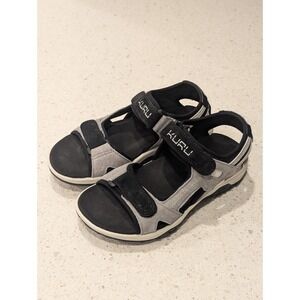 NEW KURU Tread Fossil Gray Leather Waterproof Sport Hiking Women's Sandal Sz 7 M